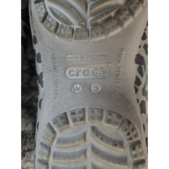 Crocs Women's Kadee Animal Print  Slip-On Casual Ballet Flat Shoe Size W5 - Picture 11 of 16